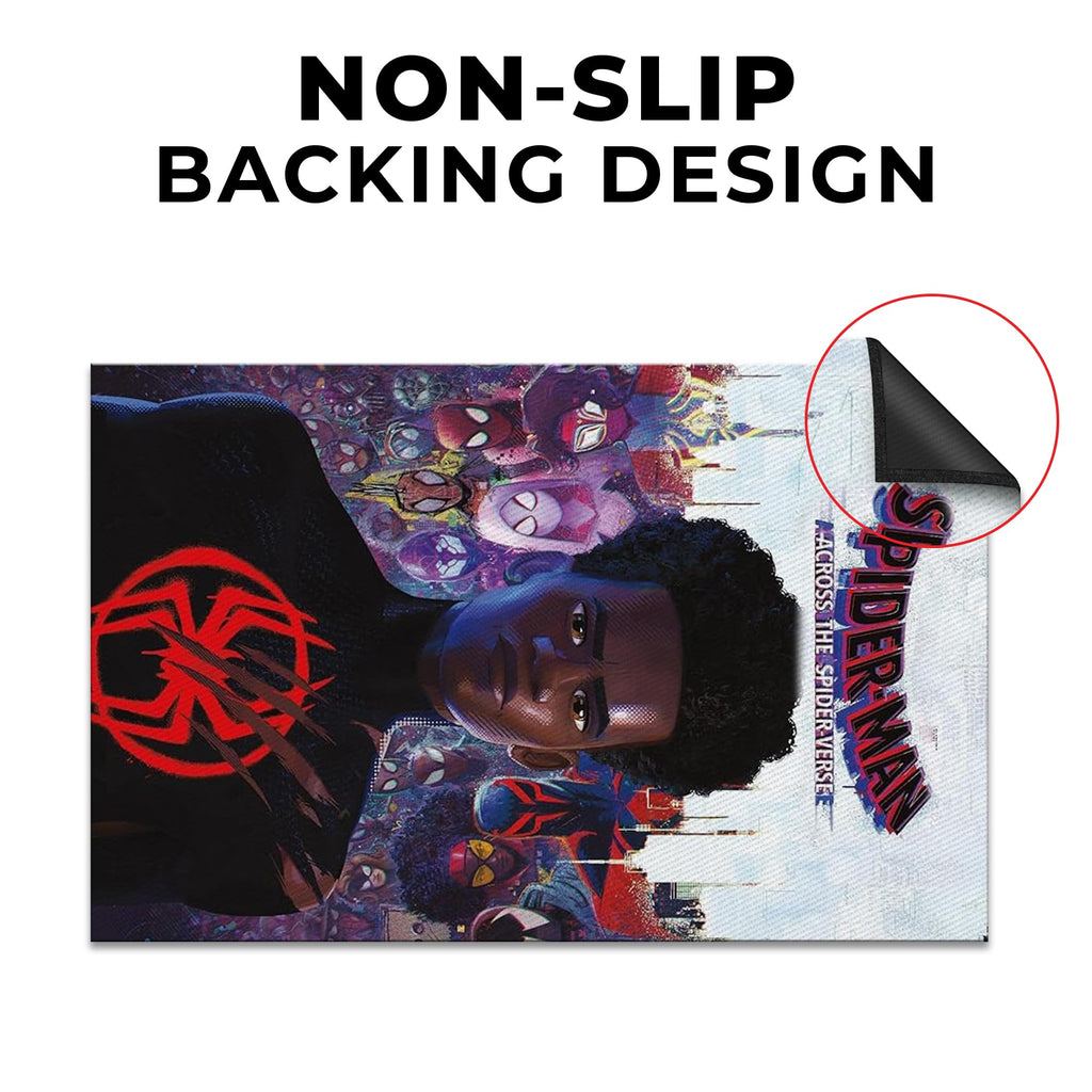 Spider-Man Across The Spider-Verse Decor Rug- 62x40 inches