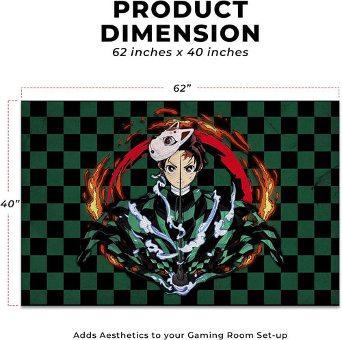 Anime Decor Rug- 62x40 inches