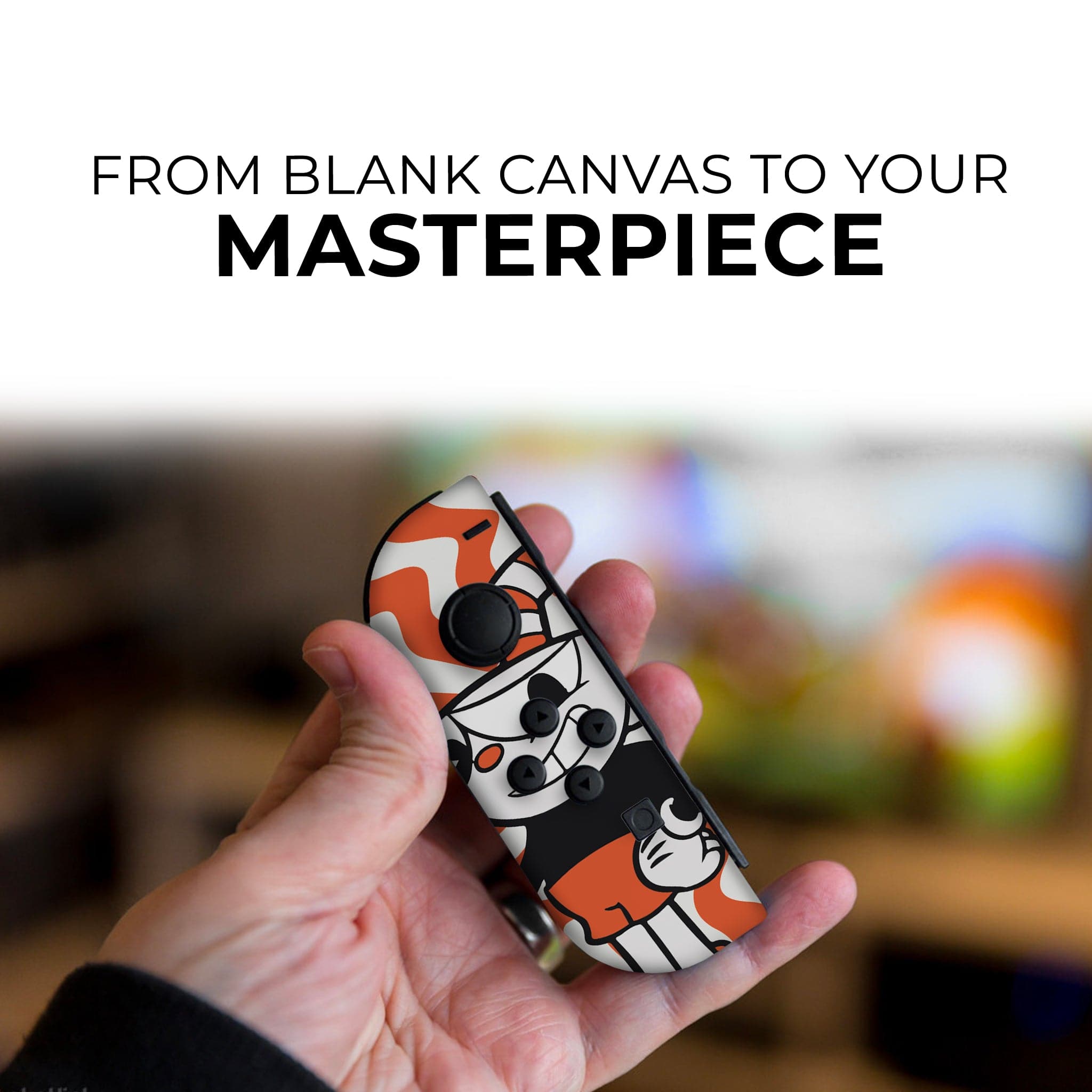 Cuphead Inspired Nintendo Switch Joy-Con Left and Right Switch Controllers by Nintendo